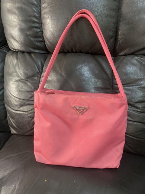 Authentic Prada Tessuto Nyalon Pink Shoulder Bag