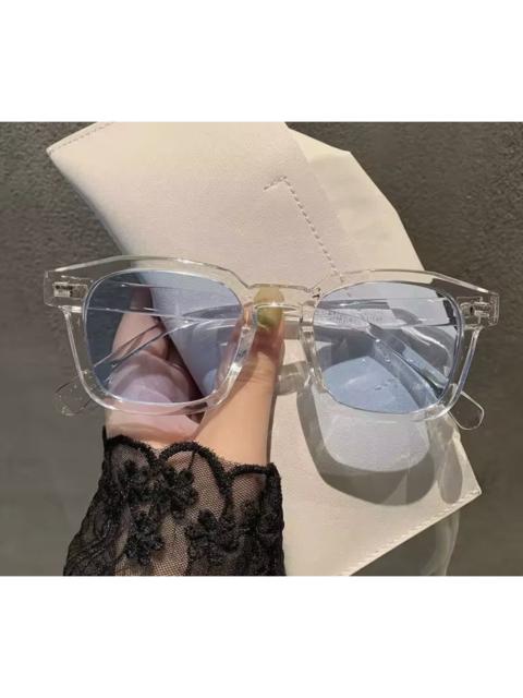 Other Designers Electric Visual - Y2K Punk Rectangle Sunglasses Cyber Goth Streetwear