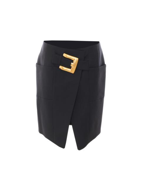 Balmain Balmain Women Short Belted Skirt