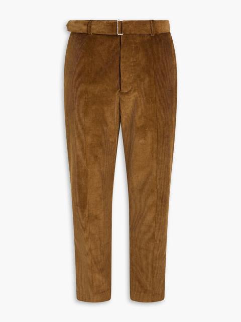 OFFICINE GÉNÉRALE Shoche tapered cotton-corduroy pants