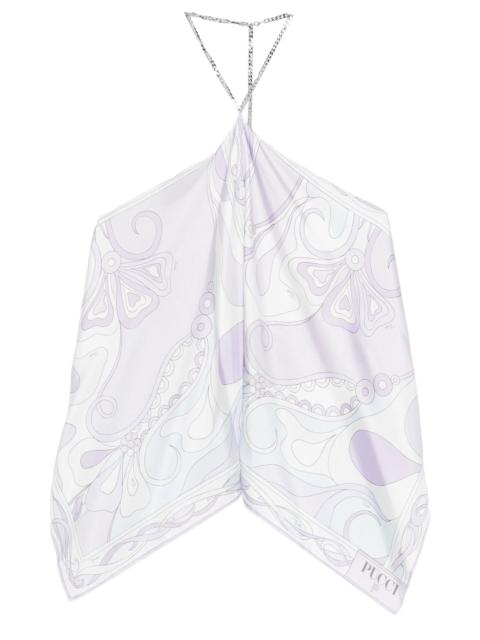 PUCCI chain high-neck top