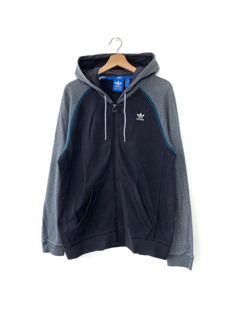 adidas Vintage Adidas Both Logo Zipper Hoodies