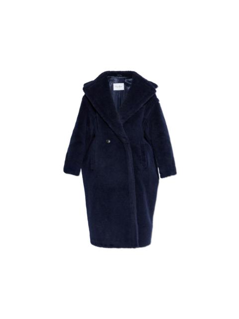 Max Mara MAX MARA Tedgirl Teddy Bear Navy Blue Fur Fuzzy Coat New & A