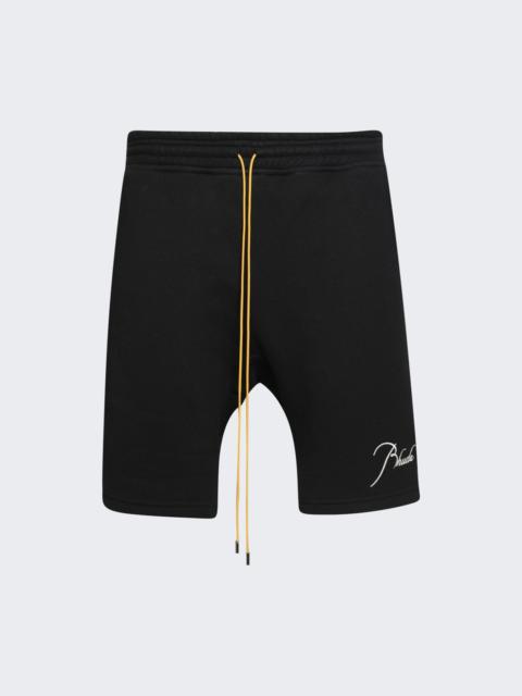 Rhude Classique Sweatshort Black And White
