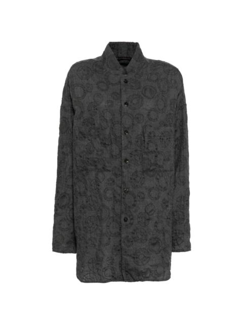 all-over floral shirt