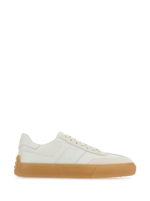 Tod's Man Chalk Leather Sneakers