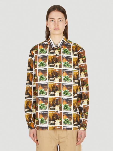 SKY HIGH FARM WORKWEAR x Denim Tears All Over Print Shirt