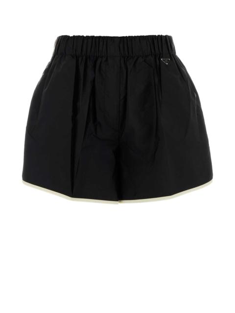 Prada Prada Women Black Re-Nylon Shorts