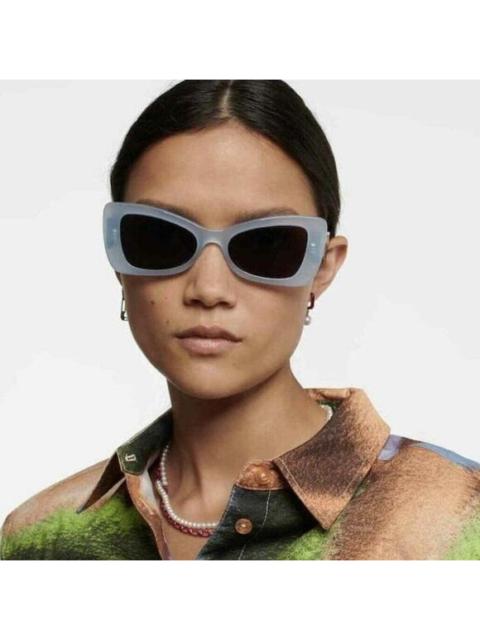 CELINE NEW Celine CL40236I 84A CELINE 3 DOTS Blue Grey Women Sunglasses