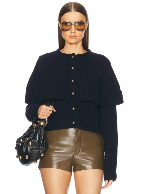 Chloé Wool Cashmere Knit Cardigan