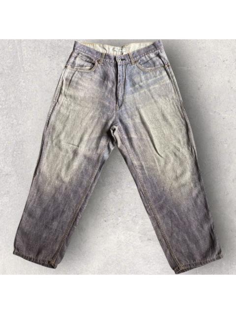 Junya Watanabe MAN ss10 Trompe-l'œi Denim Linen Pants