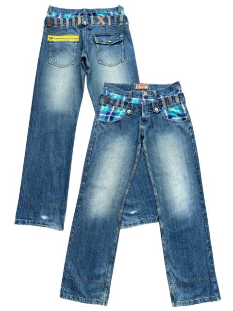 Other Designers Japanese Brand - Norman Bros Double Waist Denim Jeans 34x33