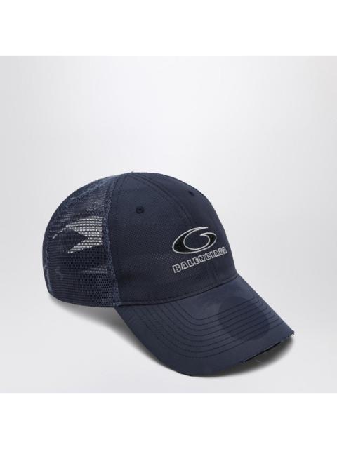 Balenciaga Loop Sports Icon Blue Mesh Baseball Cap Men