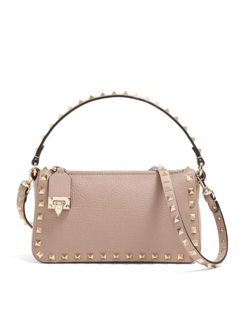 Valentino ROCKSTUD SMALL GARNET CALFSKIN CROSSBODY BAG