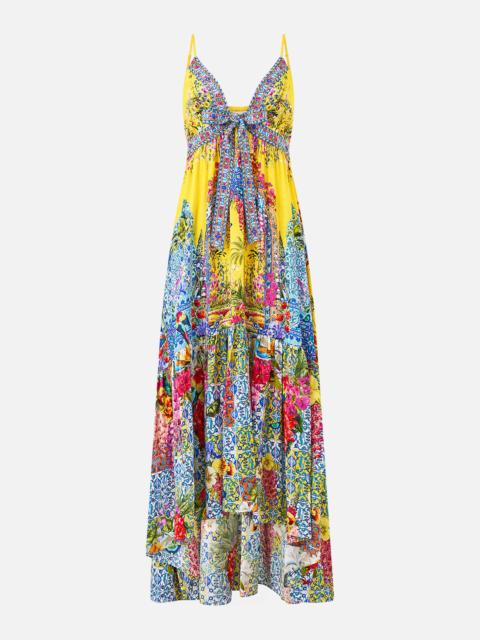 CAMILLA TIE FRONT DRESS