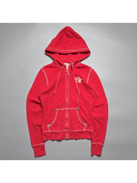 Other Designers True Religion - Y2K Zip-up Bodycon Hoodie