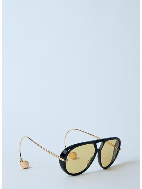 Bottega Veneta Bottega Veneta Men Drop Aviator Sunglasses