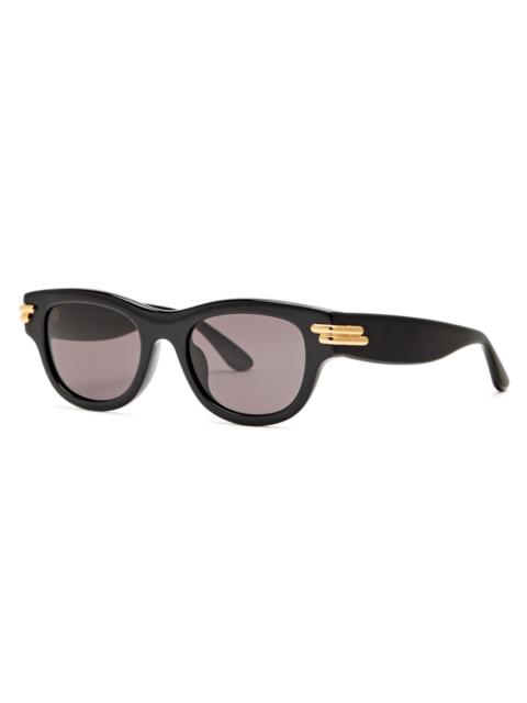 Bottega Veneta Rectangle-frame Sunglasses