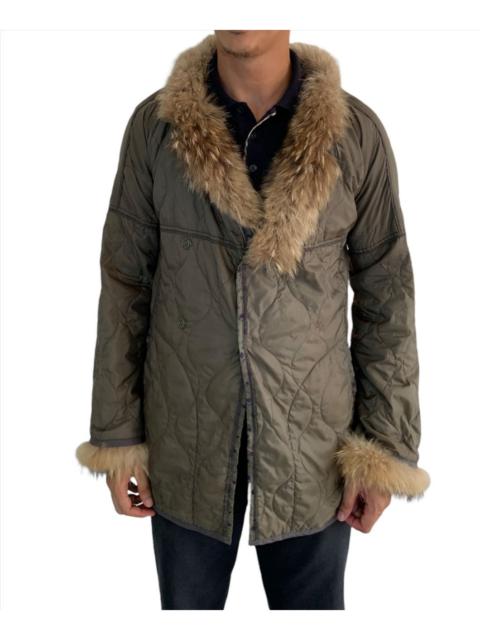 Other Designers CABANE de ZUCCa - Zucca Quilted Faux Fur Jacket