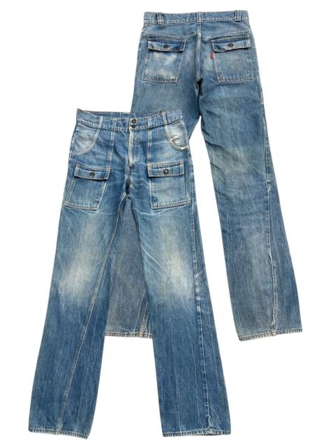Levi's Vintage 70s Levis Bush Pants Stonewash Denim Jeans 34x35