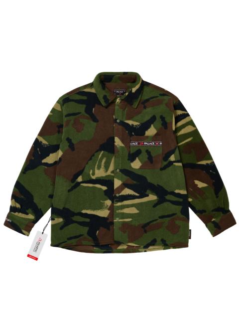 PALACE POLARTEC OM FLEECE OVERSHIRT WOODLAND CAMO