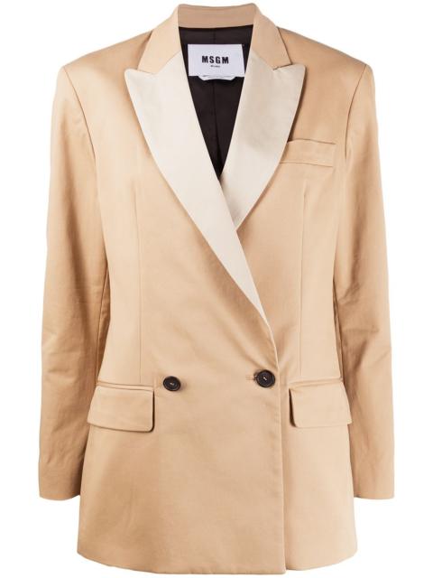 MSGM double-breasted blazer
