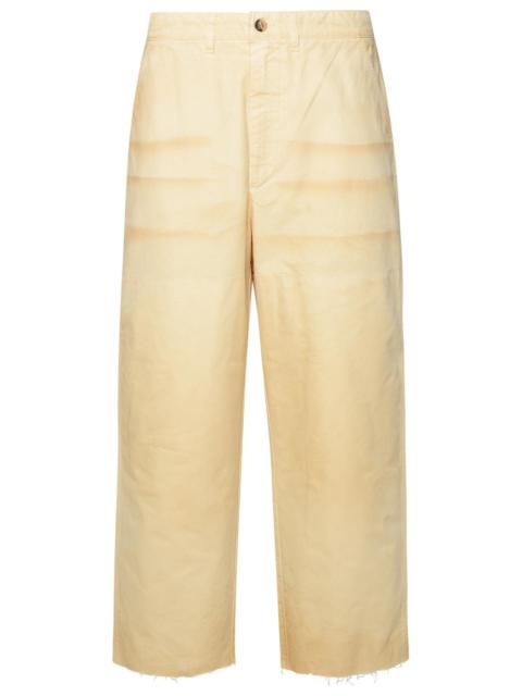 Golden Goose Golden Goose Beige Cotton Trousers Man