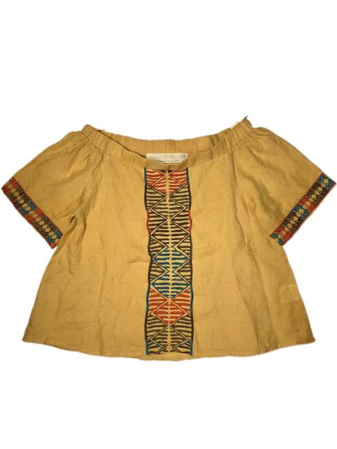 Other Designers Vintage - G.O.A Goa Company Indian Aztec Motive Stitch Like Kapital