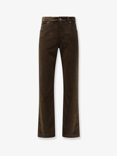 Loewe Loewe Velvet Trousers Brown Men