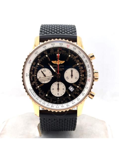 BREITLING Pre-owned Breitling Navitimer Chronograph Automatic Chronometer Black Dial Men's Watch RB0121
