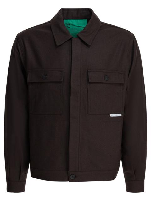 GR10K Gr10K Men's Brown Wool Jacket CR831177CU26