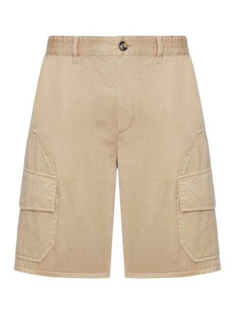 Loewe Loewe X Paula`S Ibiza Men Shorts In Light Washed Cotton Satin