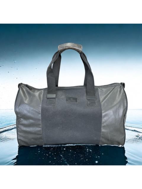 Other Designers Issey Miyake × Vintage - VTG ISSEY MIYAKE CANVAS & LEATHER TRAVEL BAG