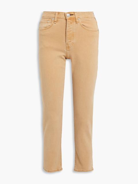 rag & bone Maya cropped high-rise slim-leg jeans