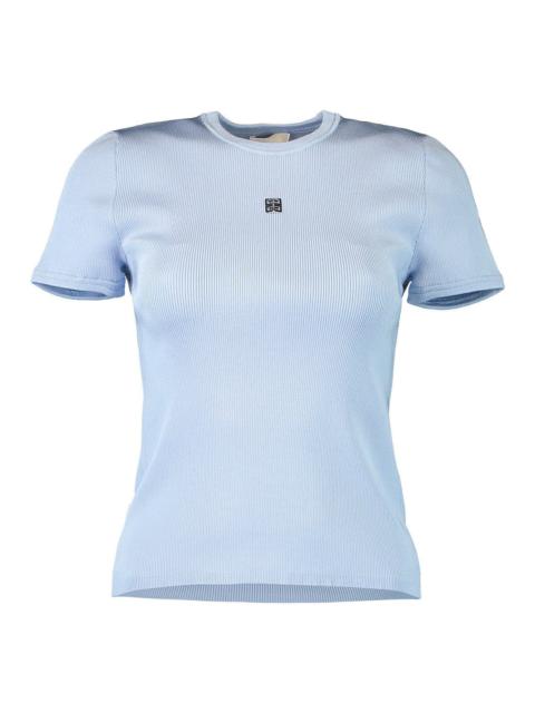 Givenchy Short Sleeve Ribbed Tee