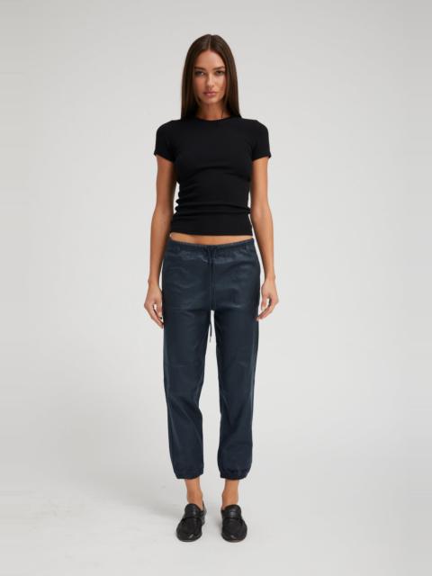 SPRWMN MIDNIGHT LEATHER SWEATPANTS