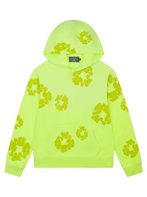 DENIM TEARS Mono Cotton Wreath Hoodie "Neon Green"