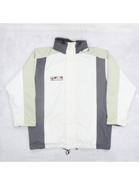 Other Designers Vintage 90s Lucky Strike B.A.R Honda Racing Logo Bomber Hoodie Official Racing Team Jacket