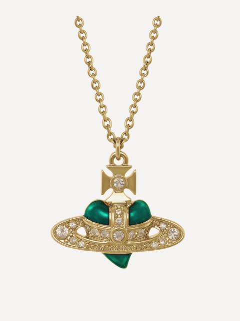 Vivienne Westwood Gold-Tone New Diamante Heart Pendant Necklace