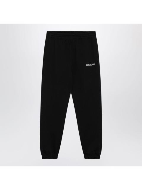 Burberry Burberry Black Jogging Trousers With Logo Men