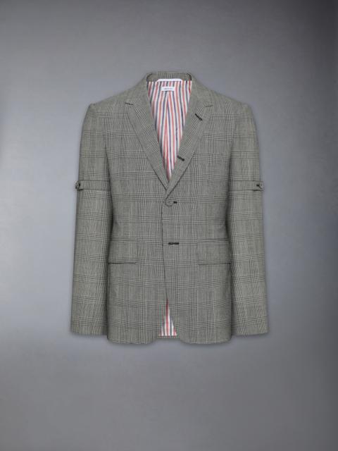 Thom Browne PRINCE OF WALES FRESCO WOOL ARMBAND SPORTCOAT