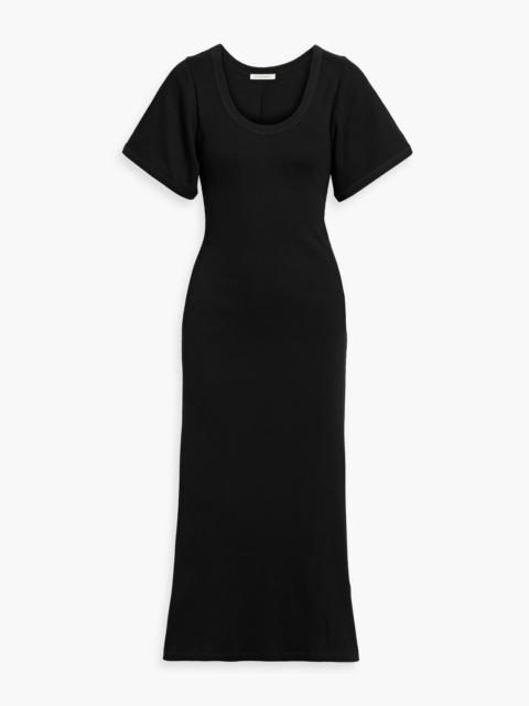 BY MALENE BIRGER Anaissa ribbed cotton-blend jersey midi dress