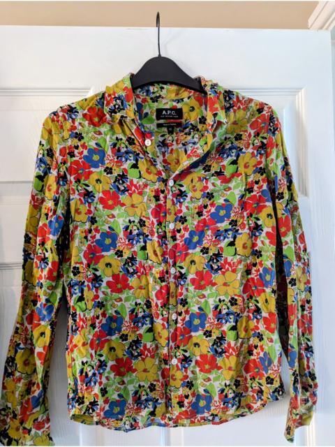 A.P.C. Floral Dress Shirt Viscose