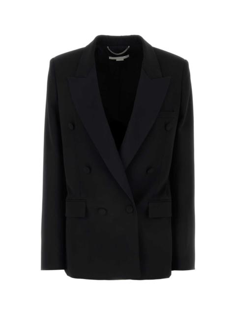 Stella McCartney Stella Mccartney Women Black Stretch Wool Blazer