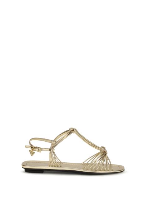 Prada Prada Women Mordoré Nappa Sandals