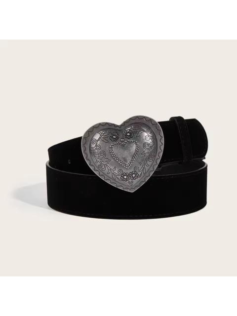Other Designers Japanese Brand - 122 cm Heart Buckle Belt – PU Leather