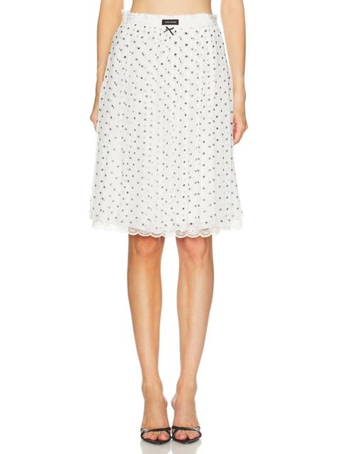 Marc Jacobs Layered Crinkle Chiffon Skirt