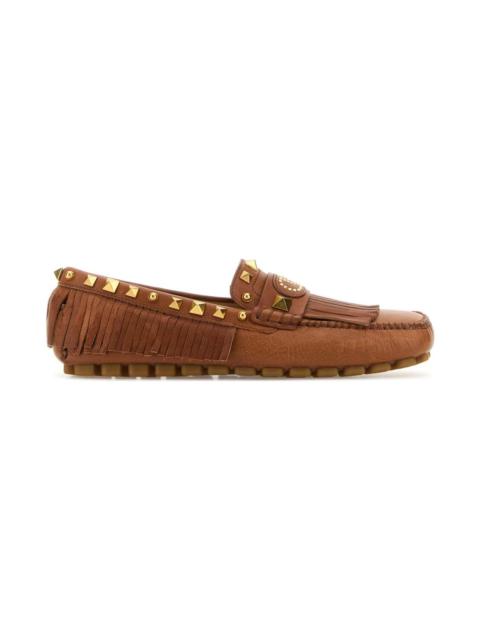 Caramel Leather Plaster Caster Loafers