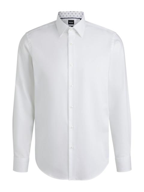 BOSS REGULAR-FIT SHIRT IN EASY-IRON COTTON POPLIN