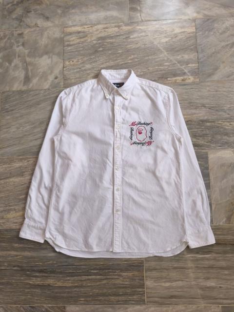 A BATHING APE® Mr Bape Logo Button Up